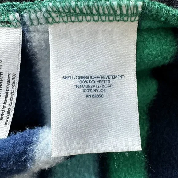 Men's Lands End XL Long Sleeve Pullover Quarter Snap Up Monk Neck Fleece Feeling - Picture 7 of 9